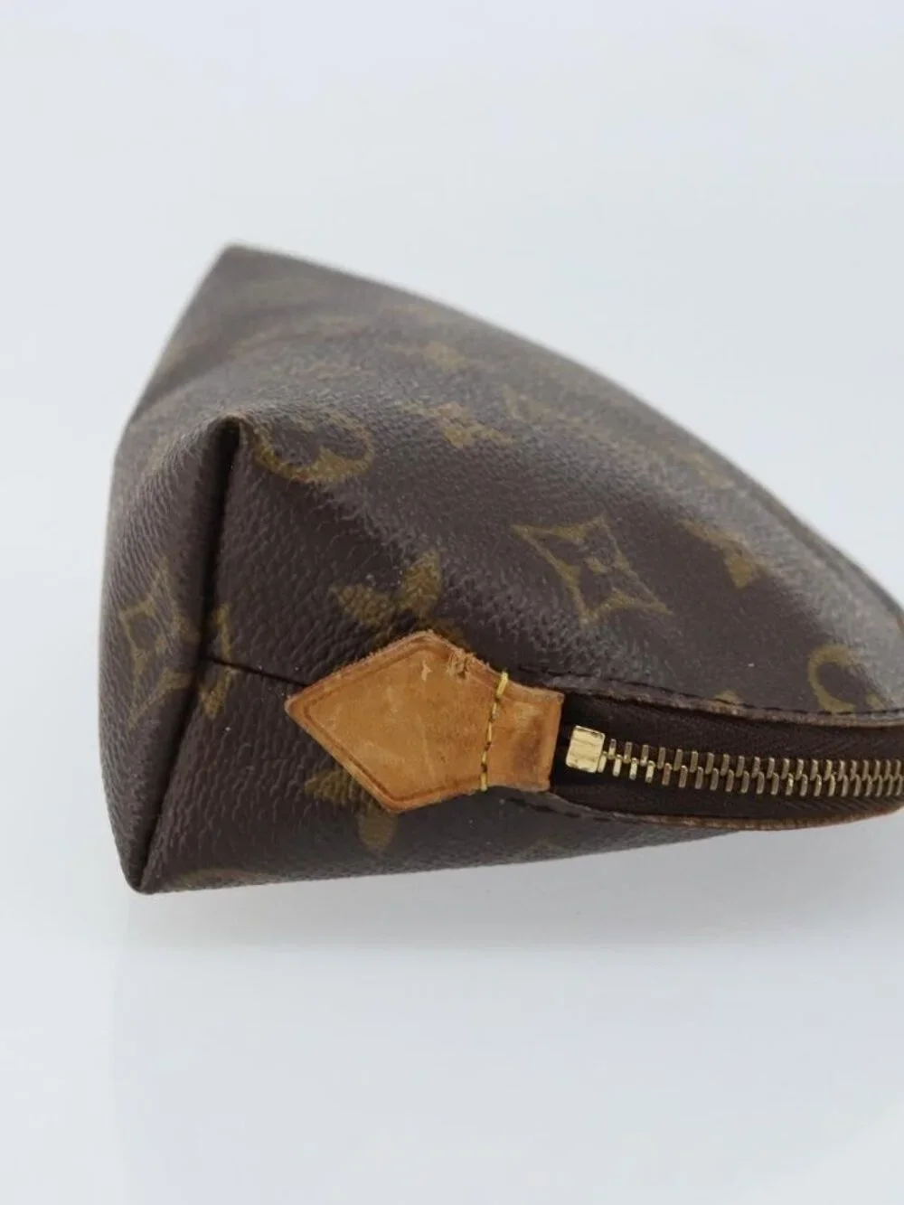 LOUIS VUITTON Monogram Pochette Cosmetic PM Pouch M43998 LV Auth hk3576